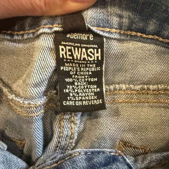 American Original Rewash Brand Jeans Womens Size 7/28 Cut Offs - Picture 9 of 10